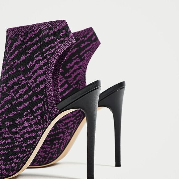 Zara Fabric Cage Sandals - Picture 3 of 4